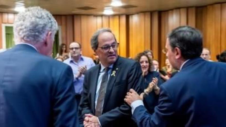 Torra demana des de Suïssa una «mediació internacional» per donar una sortida a Catalunya