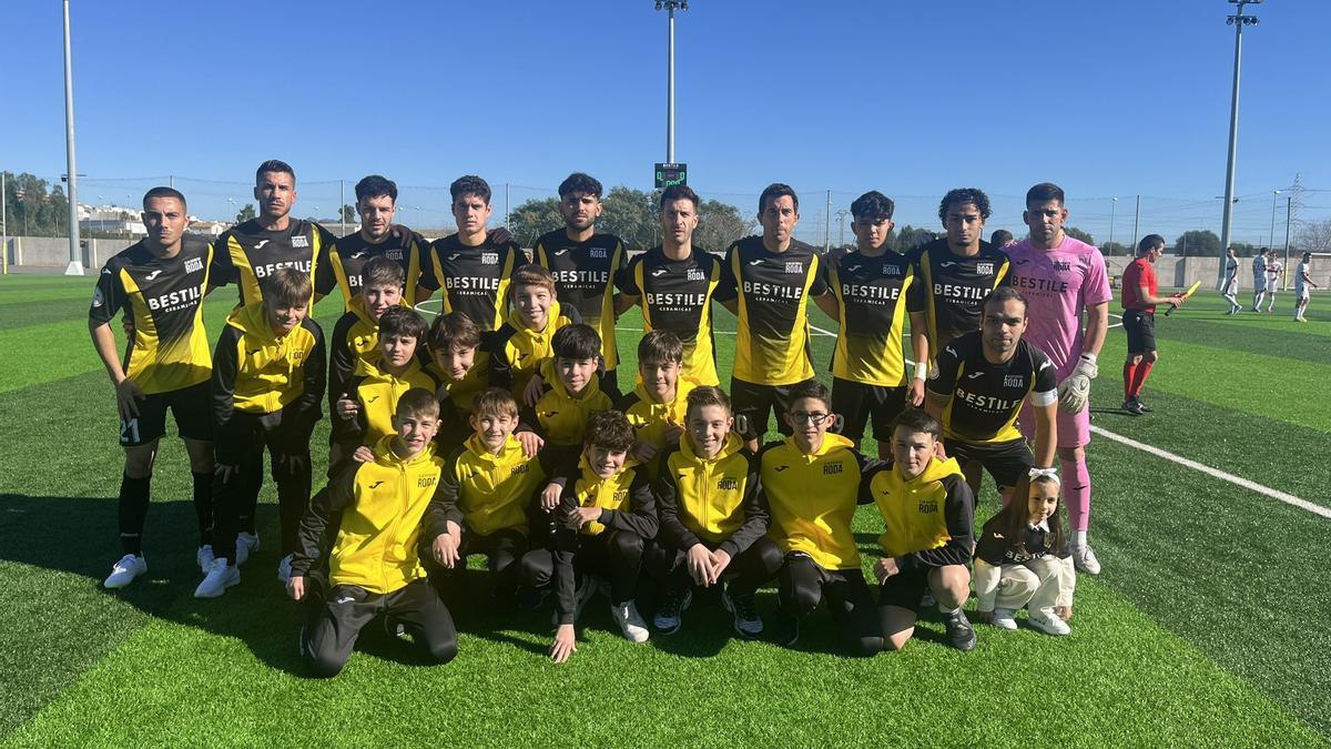 Once que presentó el Roda en el partido jugado en casa frente al Jove Español.