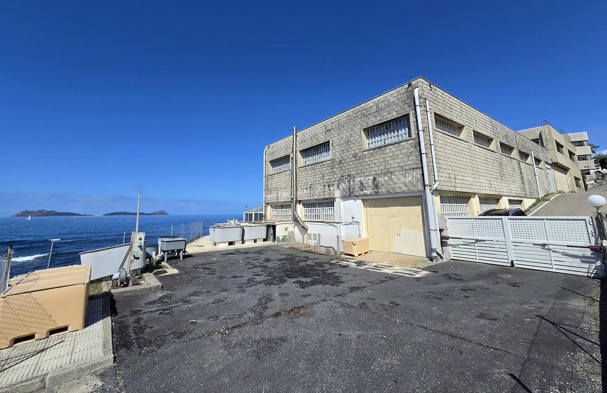 Planta de cultivos del Instituto Español de Oceanografía (IEO) en Cabo Estai.