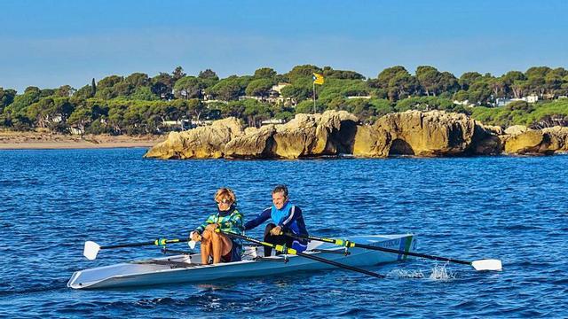 Una activitat de rem de mar