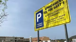 El Ayuntamiento de Ibiza coloca un gálibo en el aparcamiento disuasorio Es Pou Sant