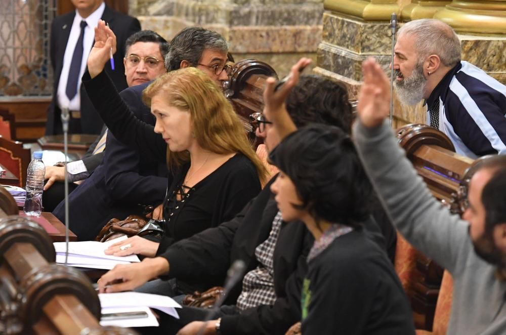 Pleno en el Ayuntamiento de A Coruña (02/11/16)