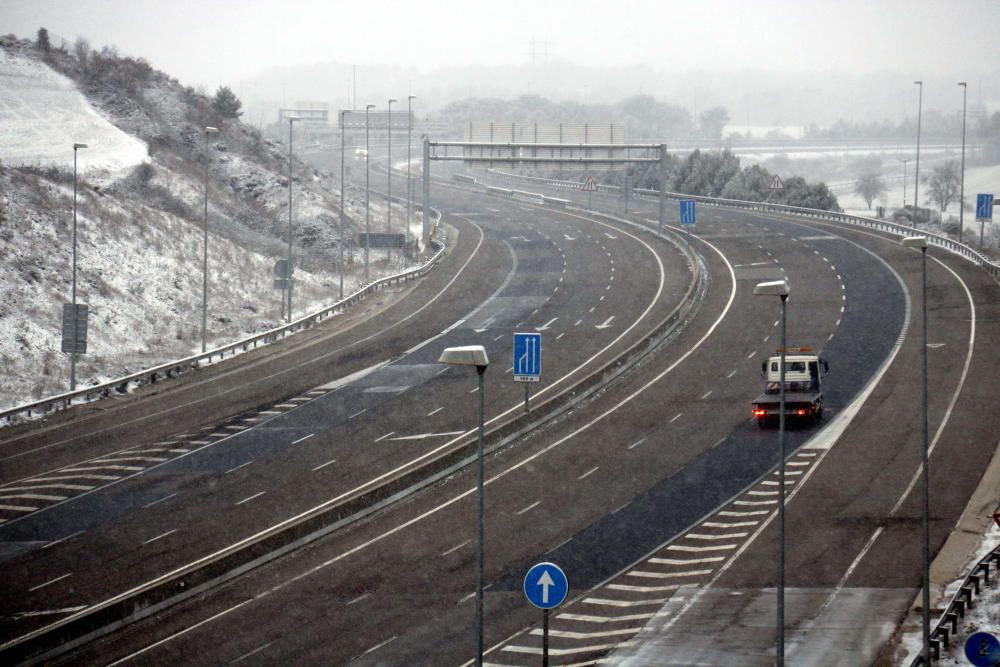 Autovia A-2 nevant a l'alçada