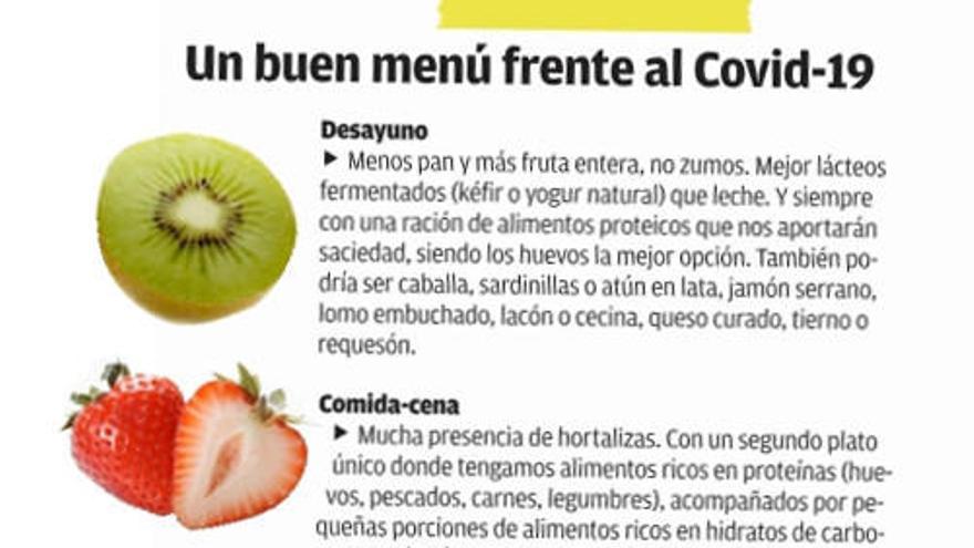 Cuidada nutrición para combatir mejor la enfermedad