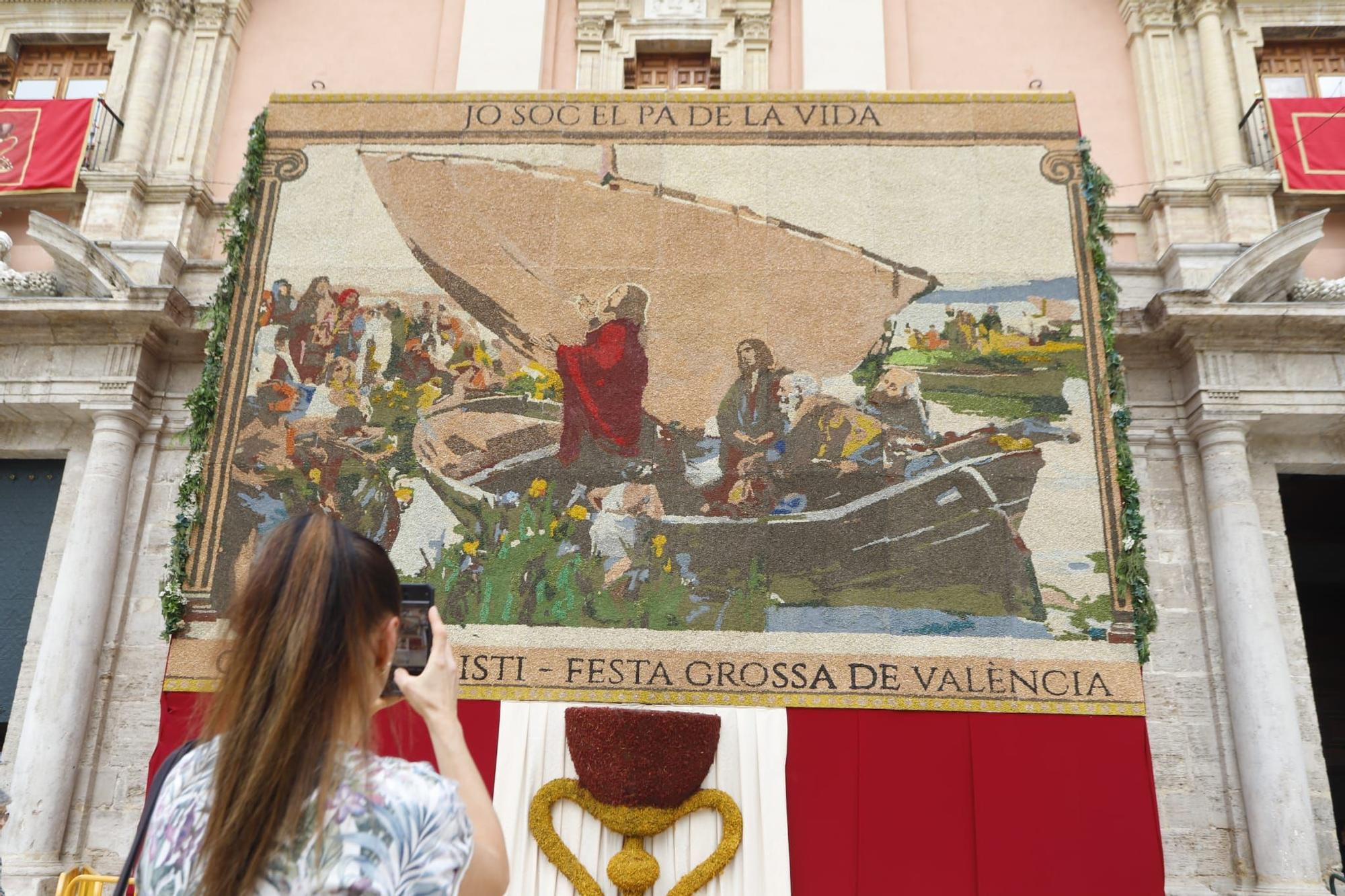 El tapiz del Corpus de València "de Sorolla", al detalle