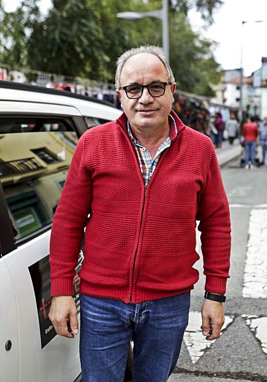 El taxista Fermín Martínez.