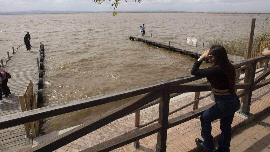 Las aportaciones de agua a l’Albufera finalizan sin volver a su color habitual