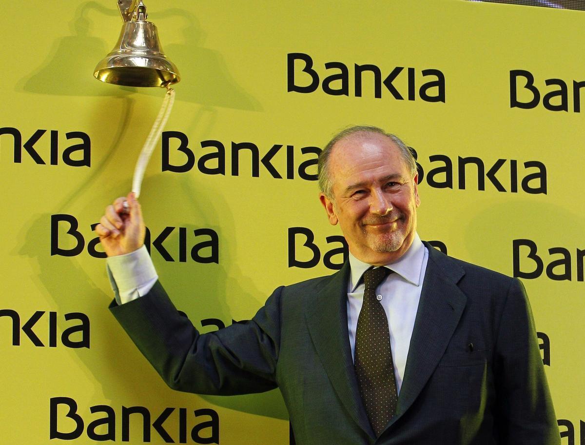 El expresidente de Bankia, Rodrigo Rato, sale de la lista de morosos.