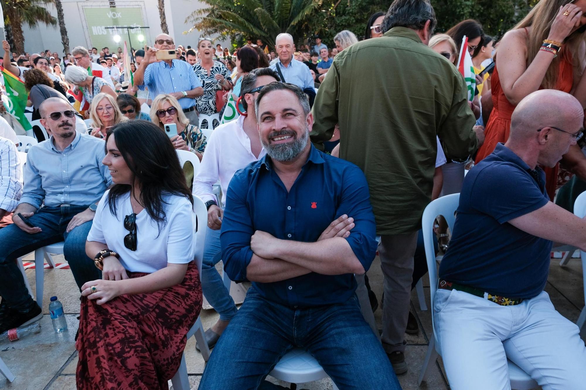 El mitin de Abascal y Buxadé (Vox) en Málaga