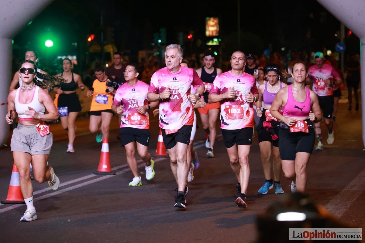 Las mejores imágenes de la carrera nocturna de Murcia