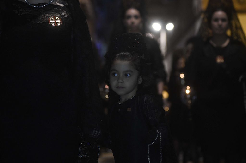 Las imágenes de la procesión del Santo Sepulcro este Viernes Santo en Murcia