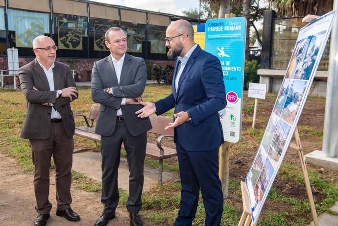 El Parque Romano estrena un gimnasio al aire libre