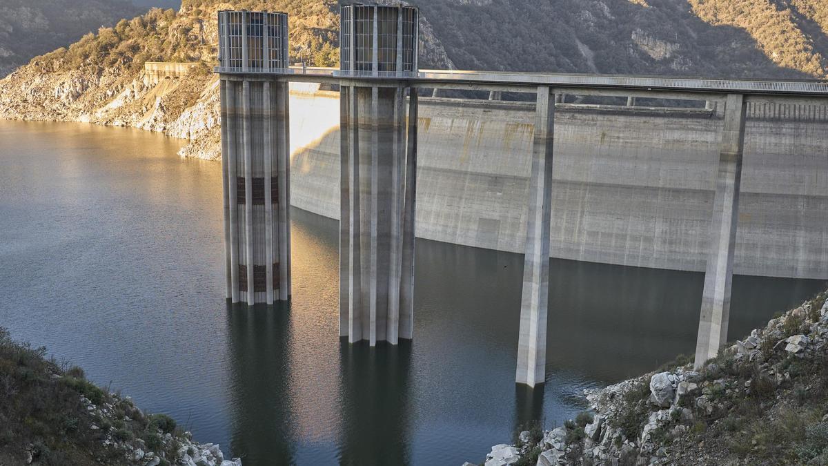 Imatge d'arxiu del pantà de Susqueda