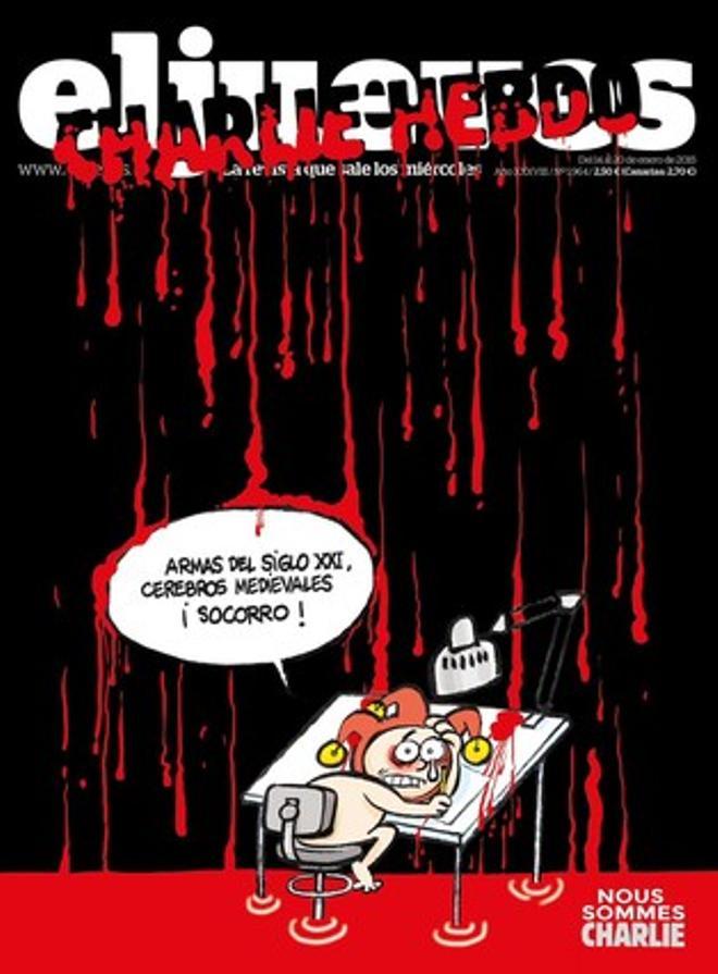 ’El Jueves’ ret homenatge a ’Charlie Hebdo’