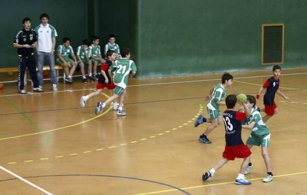 BALONMANO: Maristas-Casablanca (alevín masculino) / Maristas-Balonmano Aragón (infantil) / Maristas-Aragón Santa Isabel (benjamín mixto)