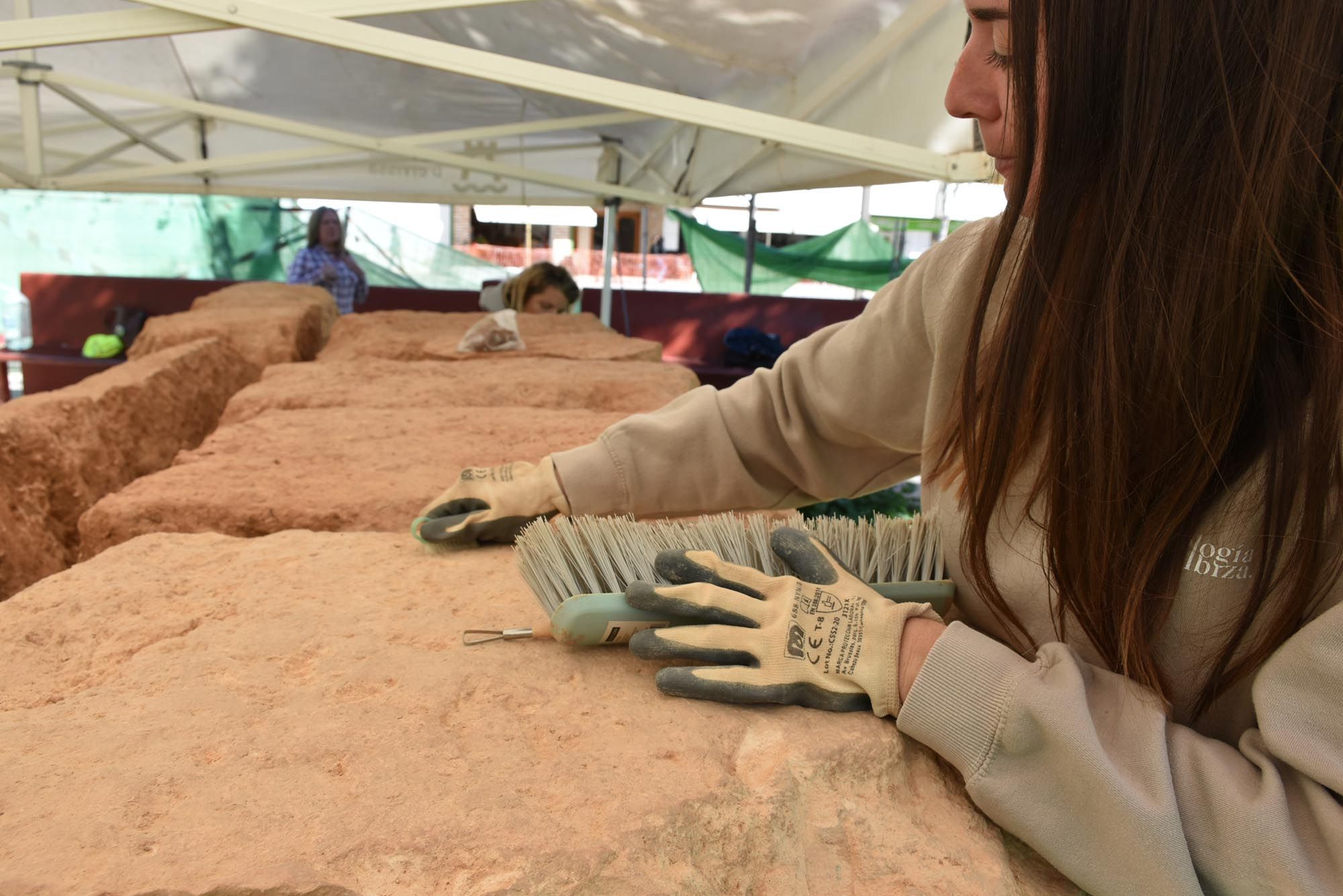 Comienza la restauración del mausoleo romano hallado en Ibiza