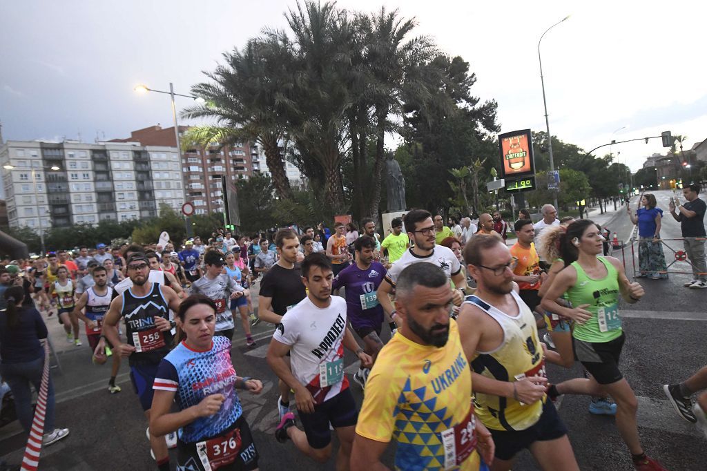 Carrera nocturna de Murcia, en imágenes