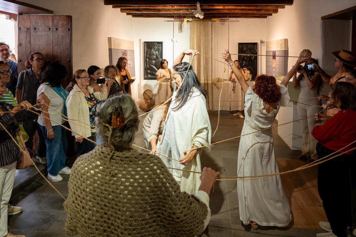 Experiencia sensorial a través del lino en el Museo Agáldar