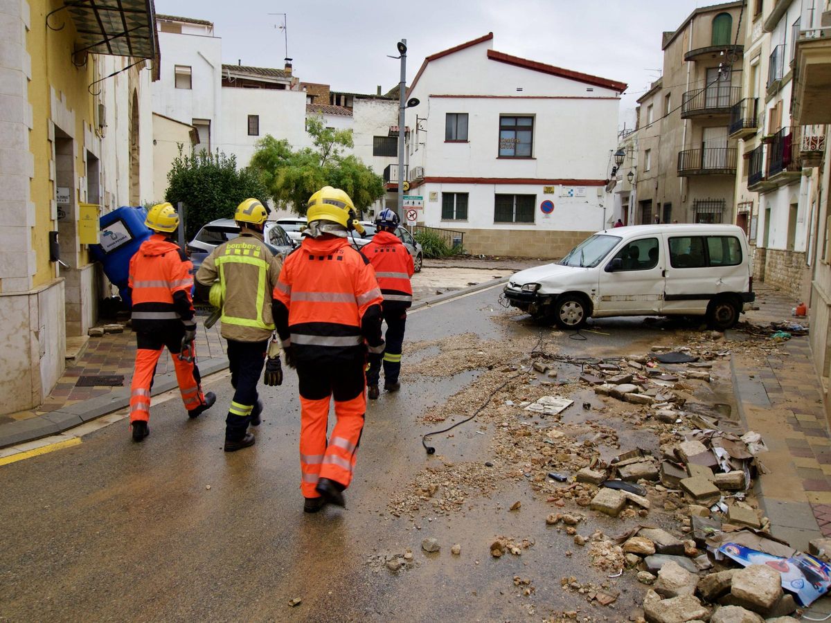 Destrozos provocados por la dana en Godall (Montsià)