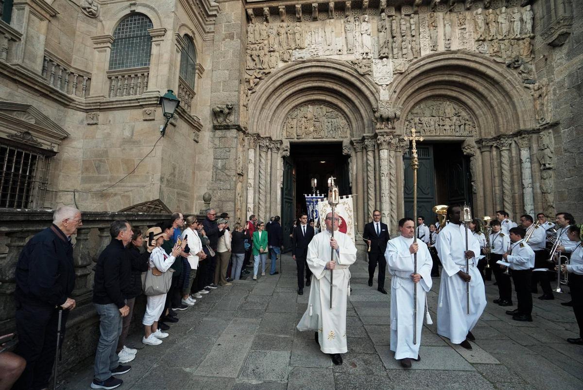 Así fue la procesión del Corpus Christi en Santiago de Compostela