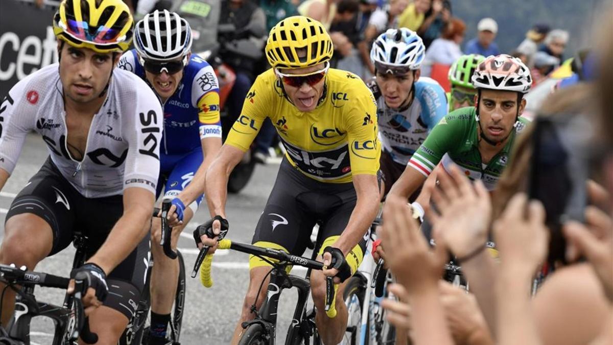 Mikel Landa trabajó para Froome camino de Foix