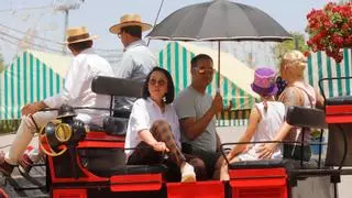 La Feria de Córdoba afronta sus últimas horas en aviso naranja, el primero del año, por altas temperaturas