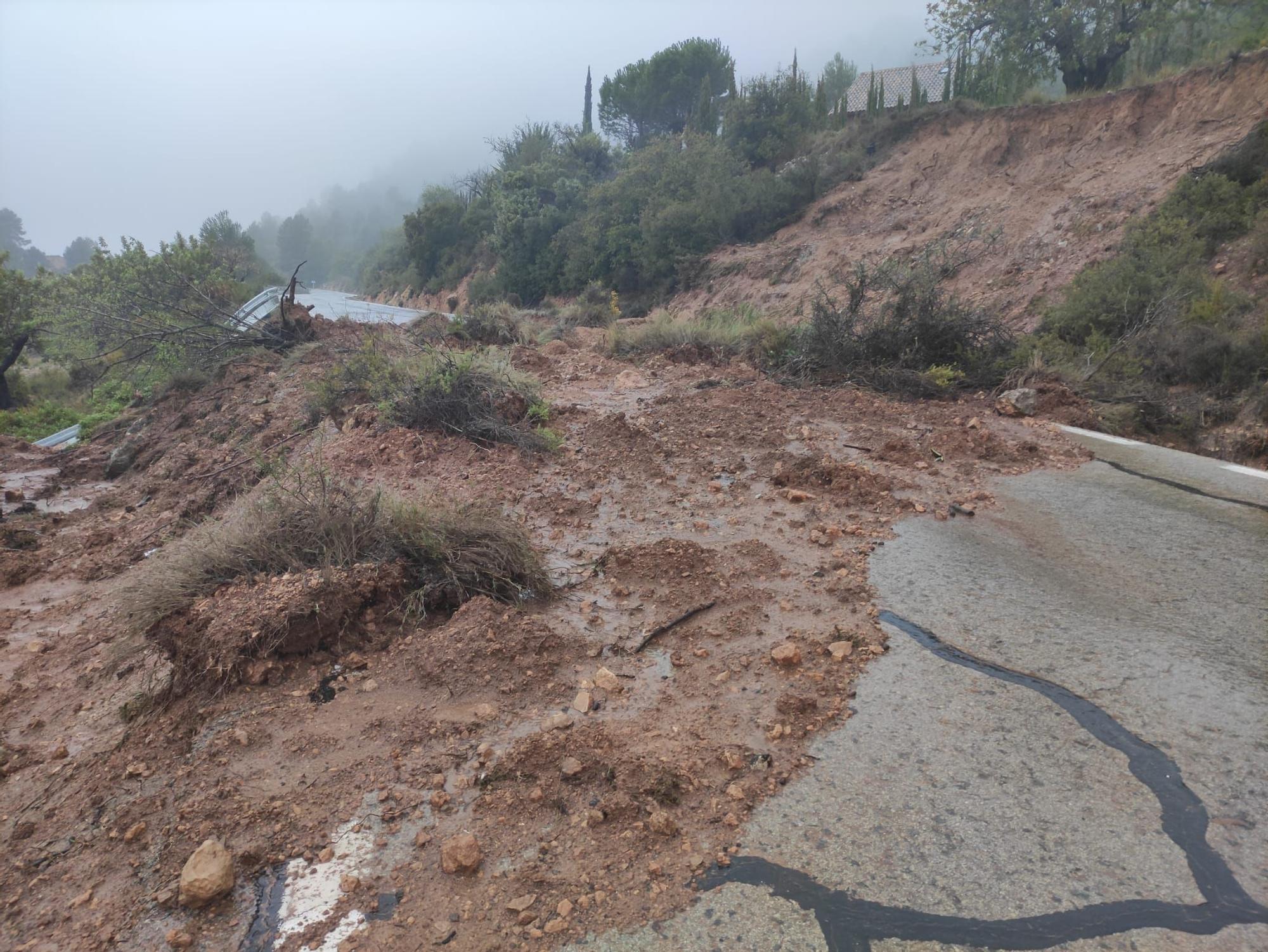 Yátova solicitará la declaración de zona catastrófica tras el temporal que ha destrozado caminos rurales y parajes naturales