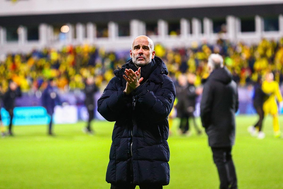Guardiola, en el Aspmyra Stadion de Bodø