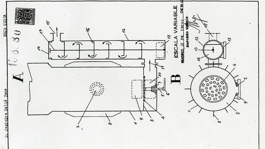 Patente de Casimiro Meliá Tena (1942).