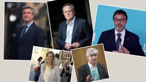 Quim Forn, Josep Rius, Jordi Martí Galbis, Victòria Alsina y Josep Maria Argimon