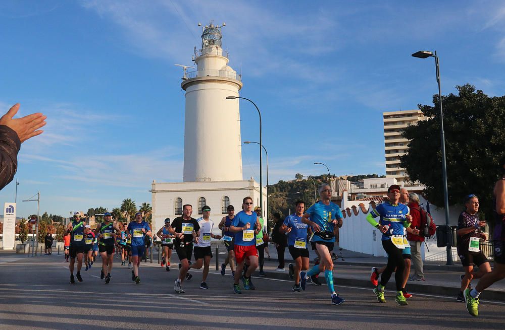 Las mejores imágenes de la Maratón de Málaga 2018