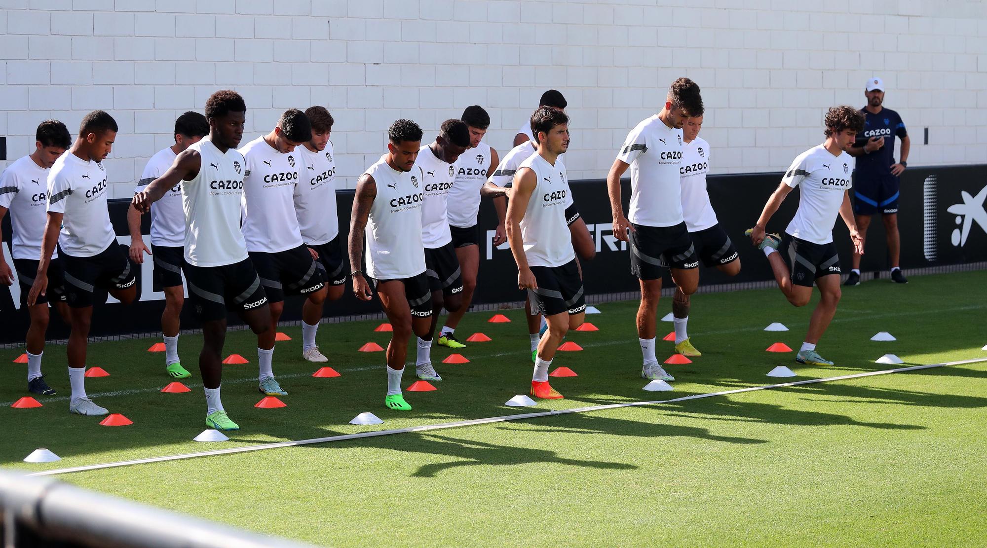 Así ha sido el entrenamiento del Valencia CF de hoy