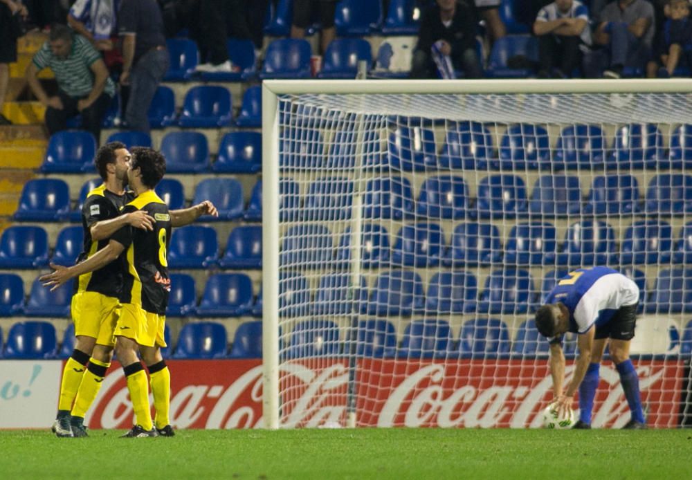 Batacazo del Hércules ante el recién ascendido Prat tras regalar la primera parte y desperdiciar ocasiones claras en la segunda.