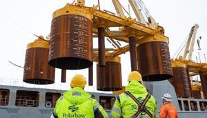 Bases para aerogeneradores de un parque eólico flotante, de Equinor. 