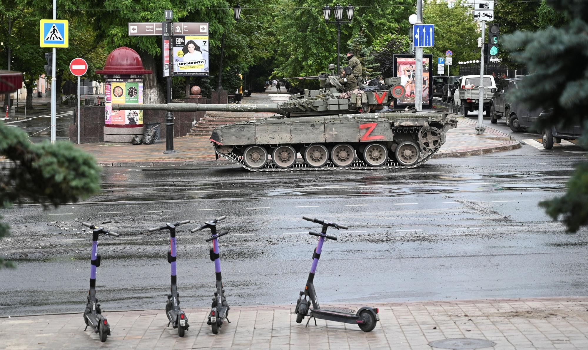 Wagner fighters deployed in Rostov-on-Don