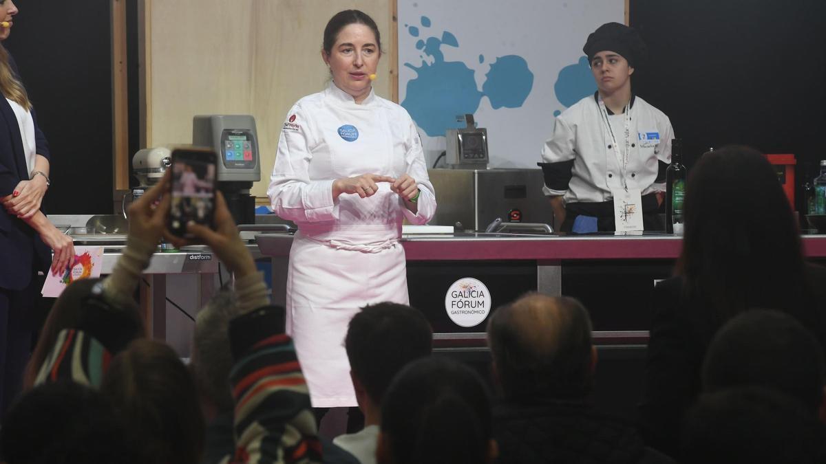 Elena Arzak en el Forum Gastronómico