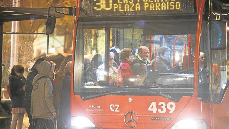 El 82% de los buses urbanos de Zaragoza llega puntual a la parada