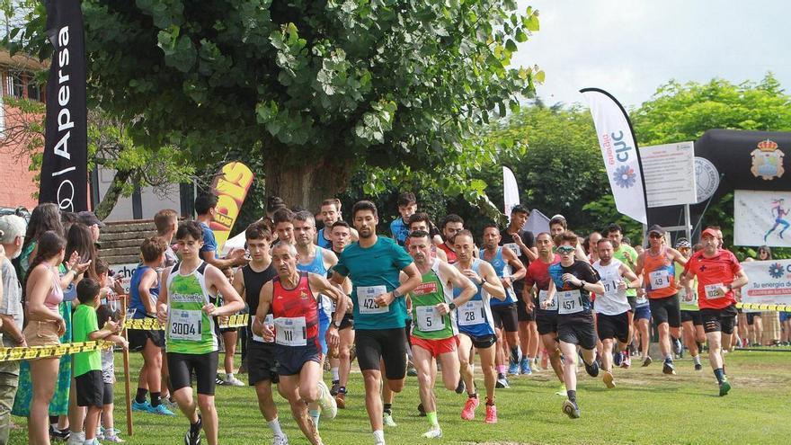 Las orillas del Miño, en Ourense, cambian por un día el paseo por el trail con más de un millar de atletas