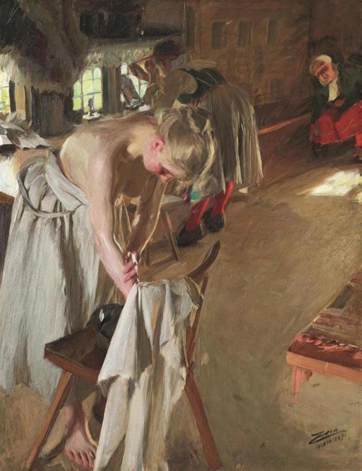 'Domingo por la mañana' (1891), de Anders Zorn.