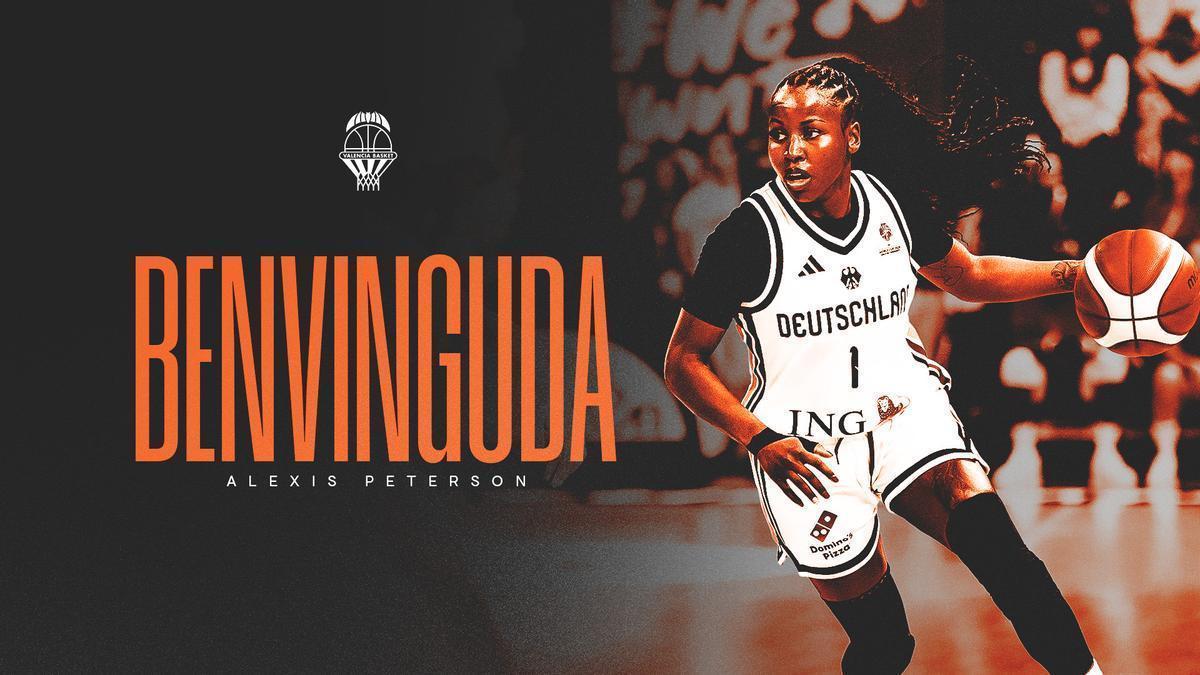 Valencia Basket incorpora a la base alemana Alexis Peterson