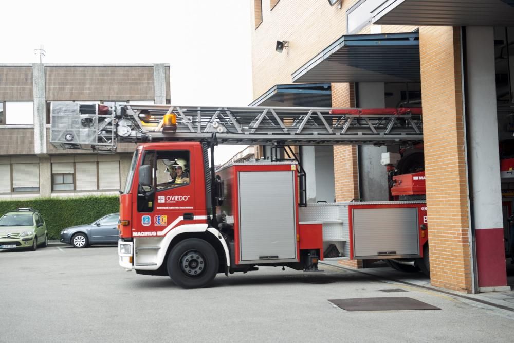 Nuevos bomberos de Oviedo