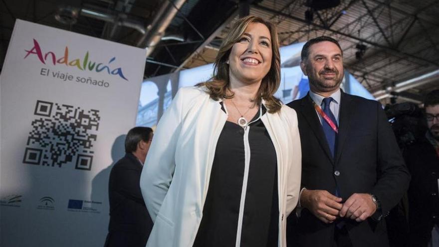 Susana Díaz: &quot;La gente está contenta con la gestión del PSOE en Andalucía&quot;