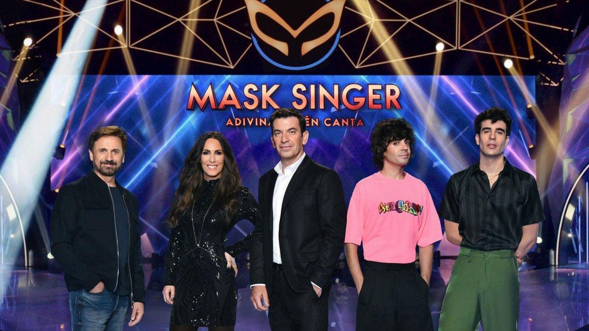 José Mota, Malú, Arturo Valls, Javier Ambrossi y Javier Calvo, en 'Mask singer'