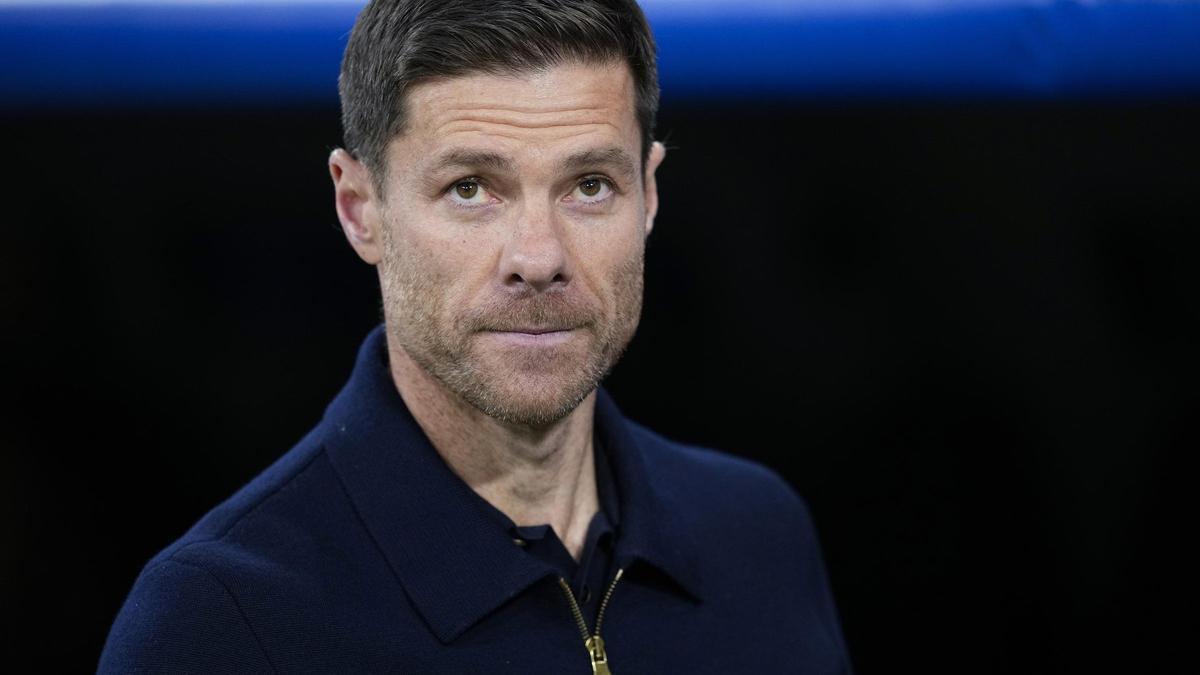 Xabi Alonso, técnico del Real Madrid, durante el partido frente al Manchester City.