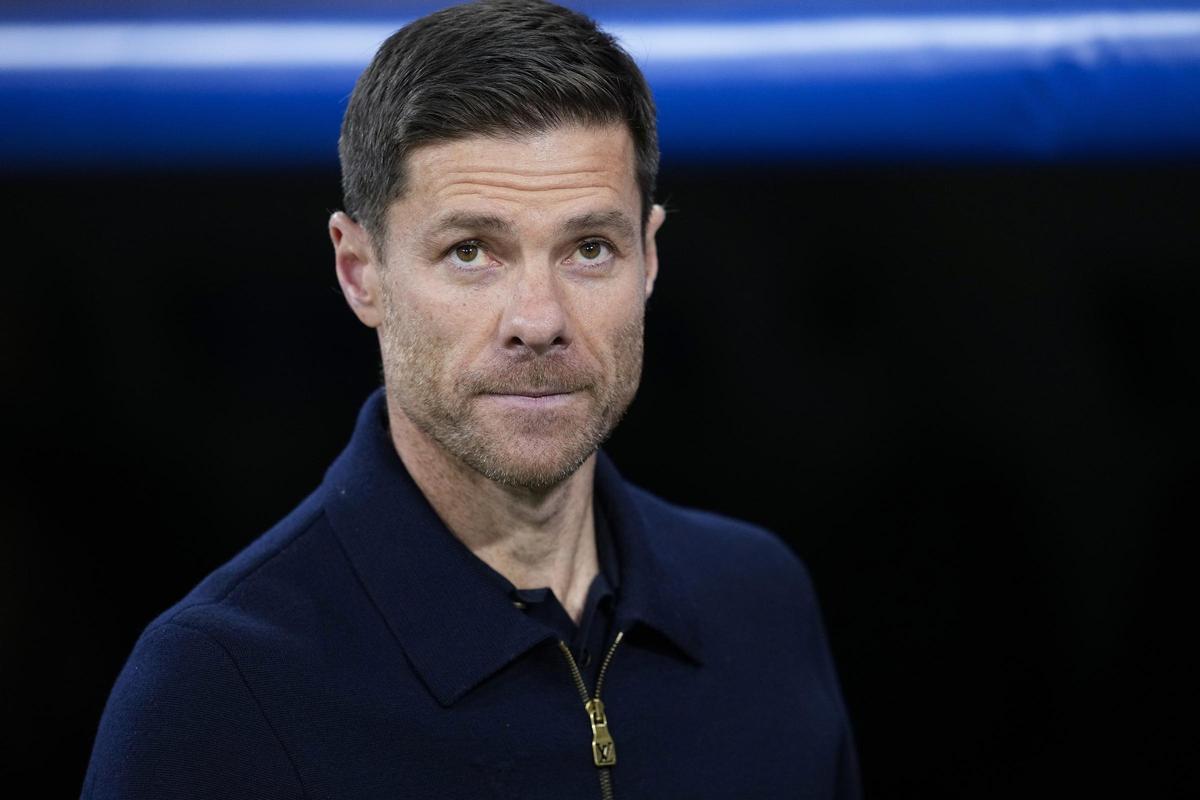 Xabi Alonso, técnico del Real Madrid, durante el partido frente al Manchester City.