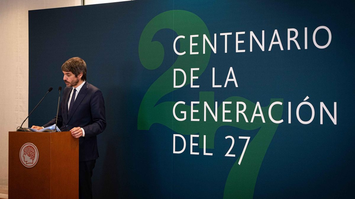 Urtasun en la presentación de los actos por el centenario de la Generación del 27.