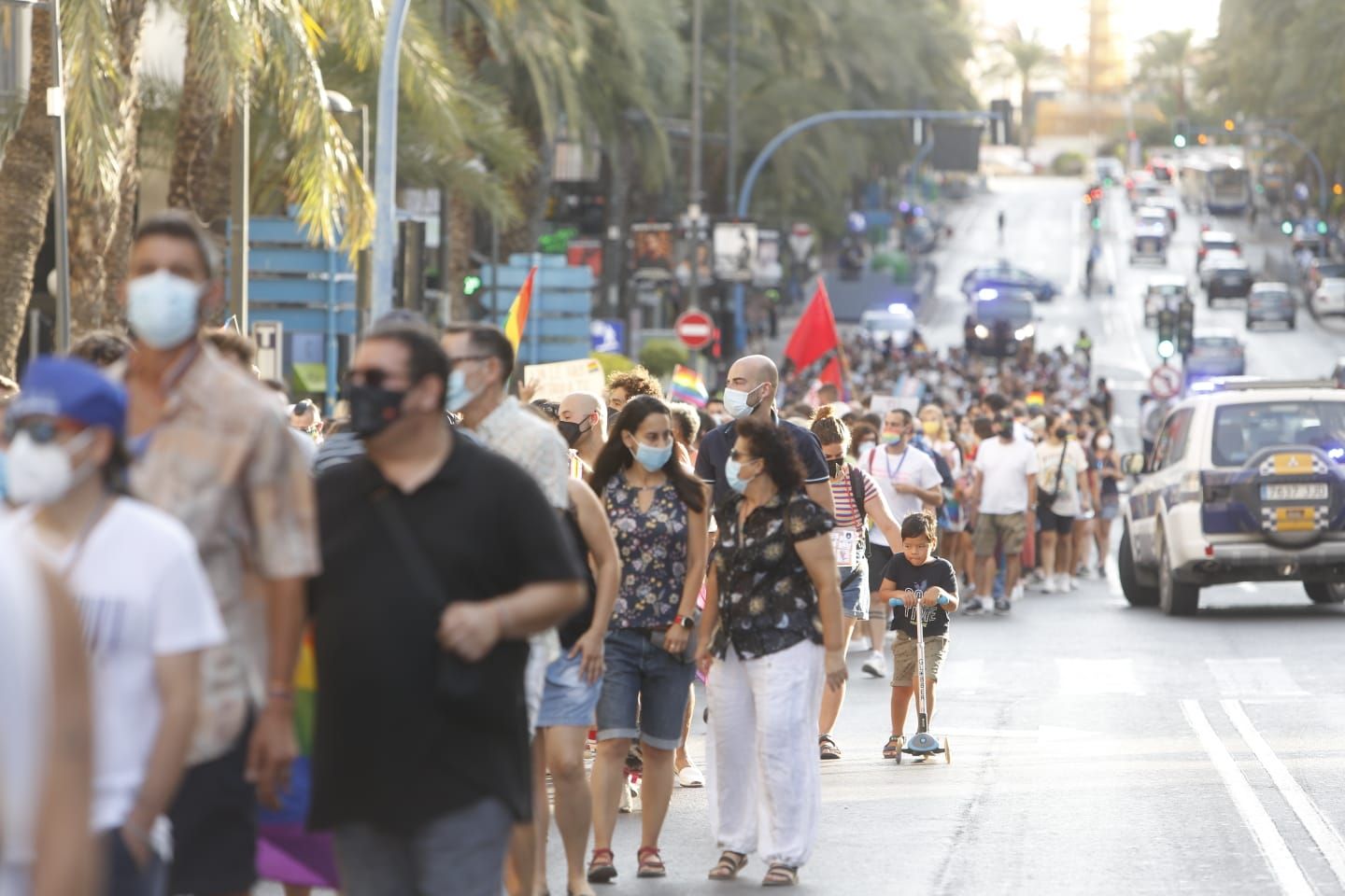 Celebración del Orgullo gay 2021 en Alicante