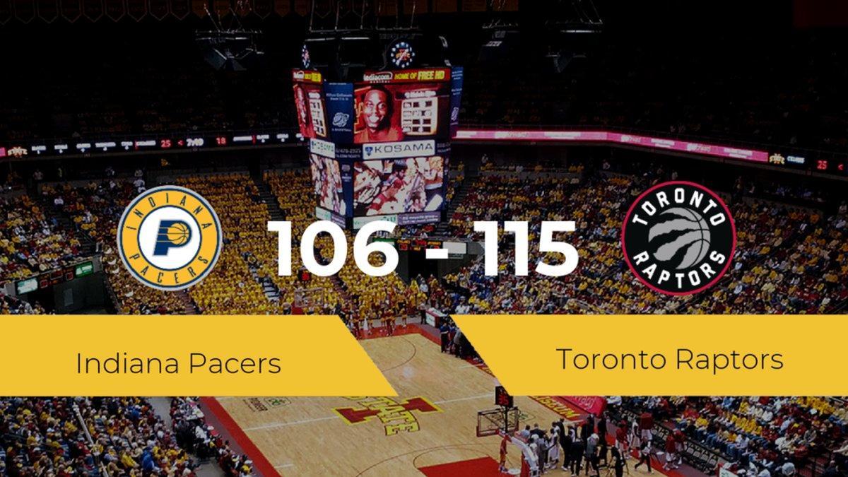 Toronto Raptors logra vencer a Indiana Pacers en el Bankers Life Fieldhouse (106-115)