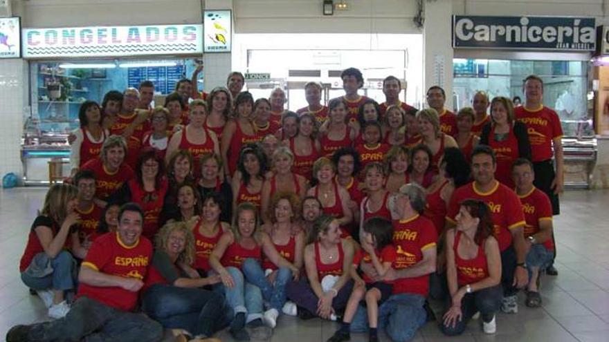 El mercado de San Roque, con la Roja