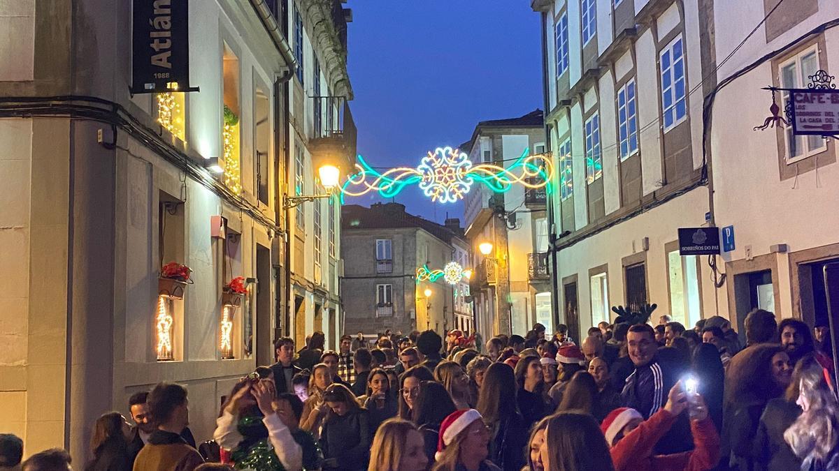 El tiempo permitirá disfrutar de los tardeos programados en Compostela esta Nochebuena